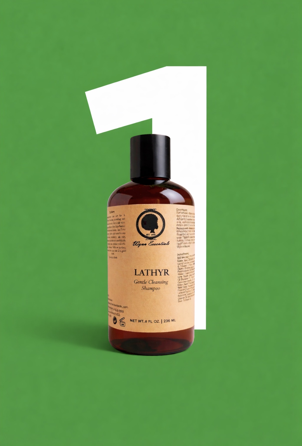 Step 1 of the Hair Wellness Bundle: Lathyr Gentle Cleansing Shampoo