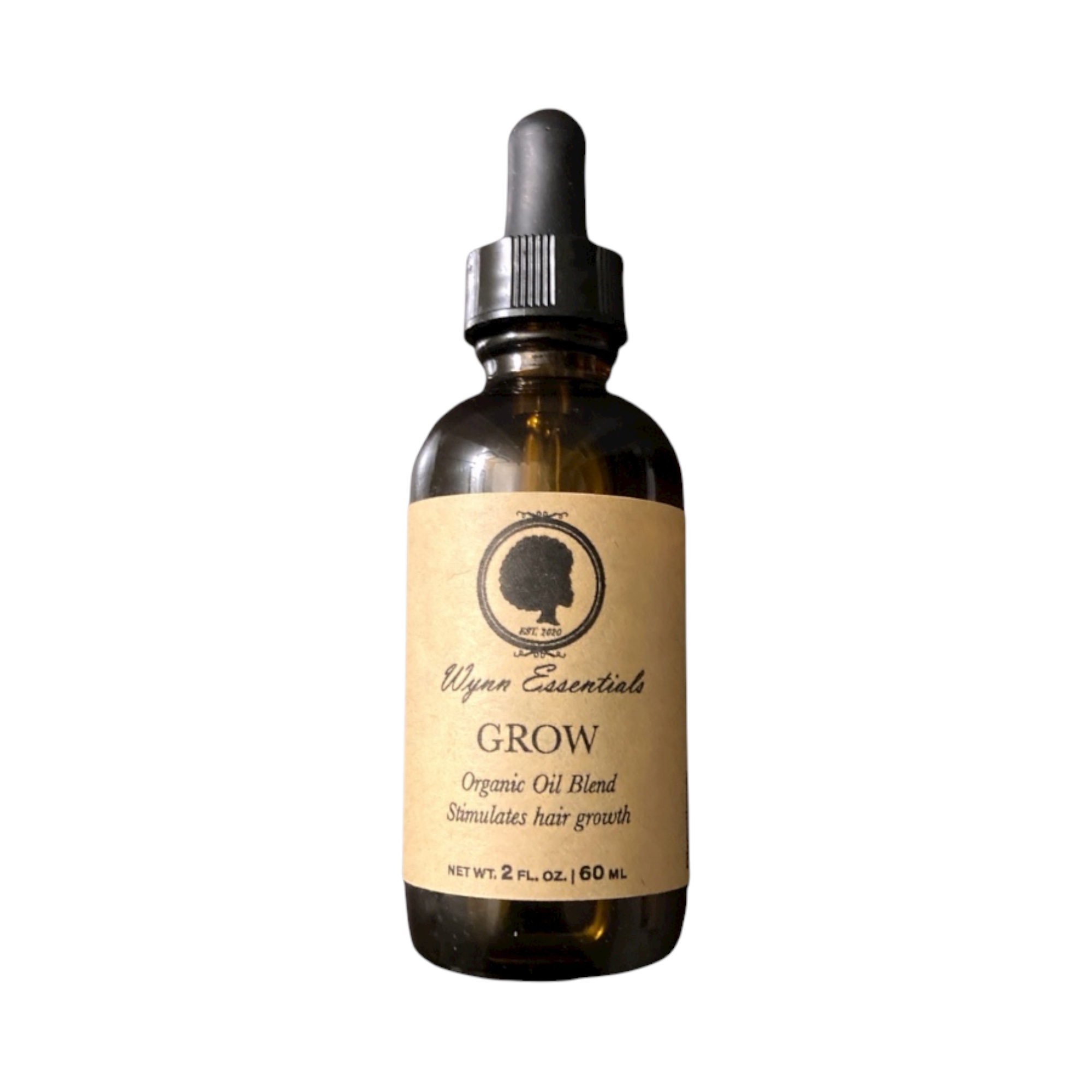 Grow Organic Oil Blend dropper bottle