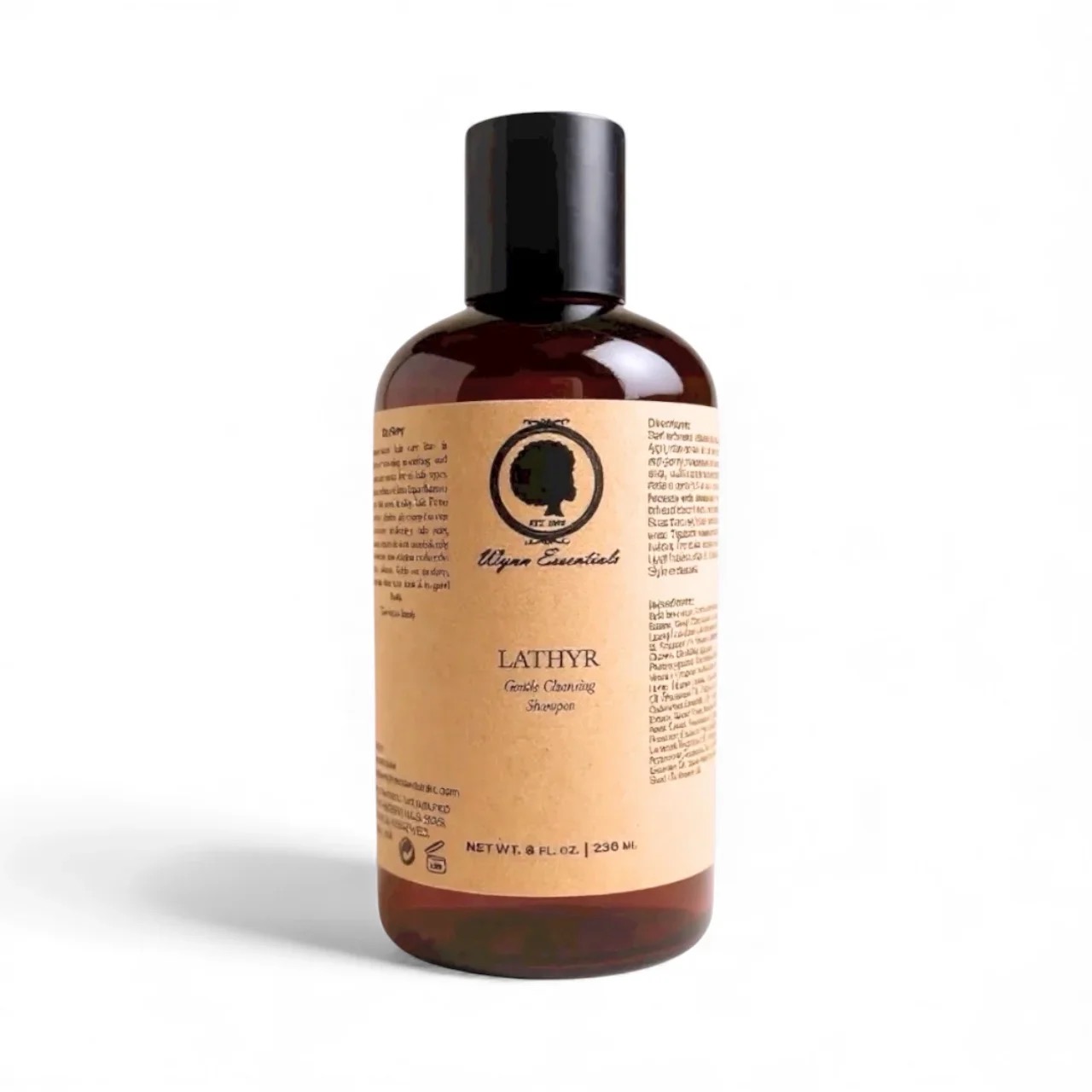 Lathyr shampoo bottle