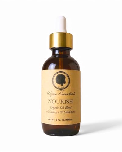 Nourish Organic Oil Blend 2 oz amber glass dropper bottle